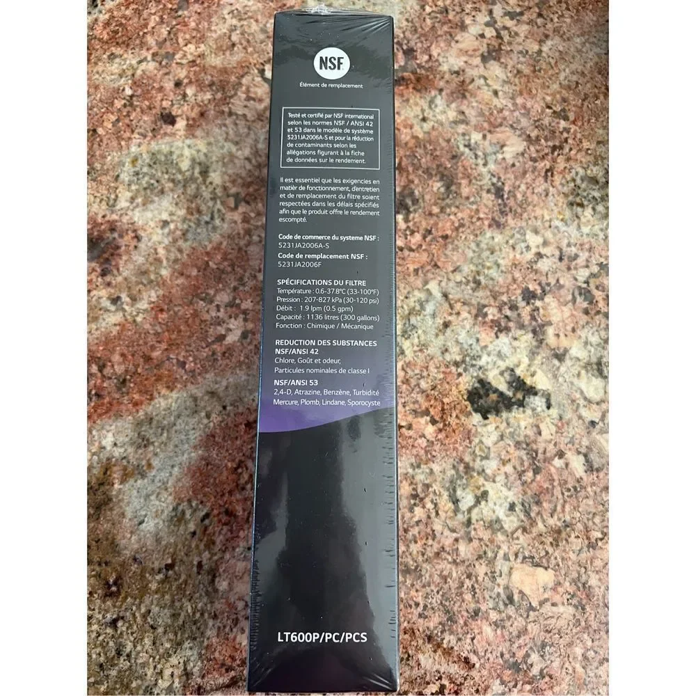 New in package LG LT600P - 6 Month / 300 Gallon Capacity Replacement Refrigerato